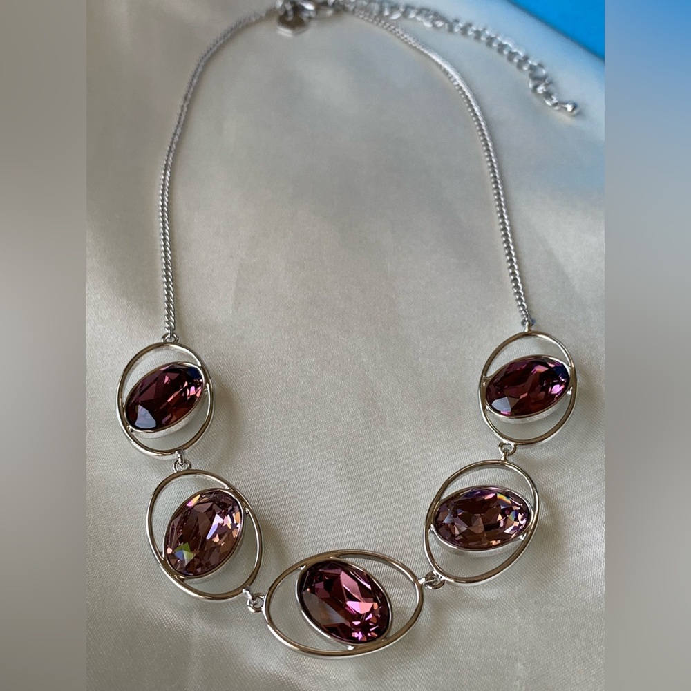Swarovski Crystal, In Rotation Necklace - Picture 3 of 9